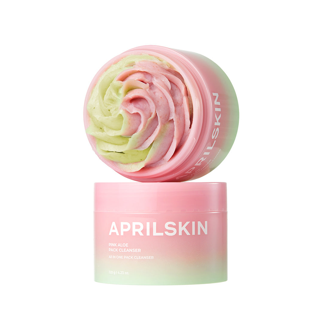 Pink Aloe Mask-To-Foam Soothing Cleanser - APRILSKIN SG