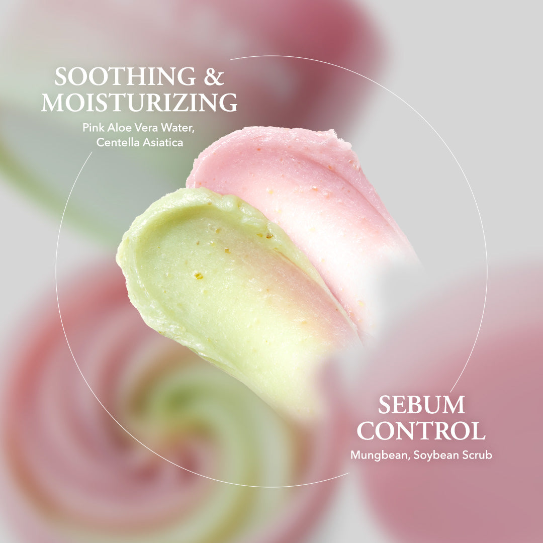 Pink Aloe Mask-To-Foam Soothing Cleanser - APRILSKIN SG