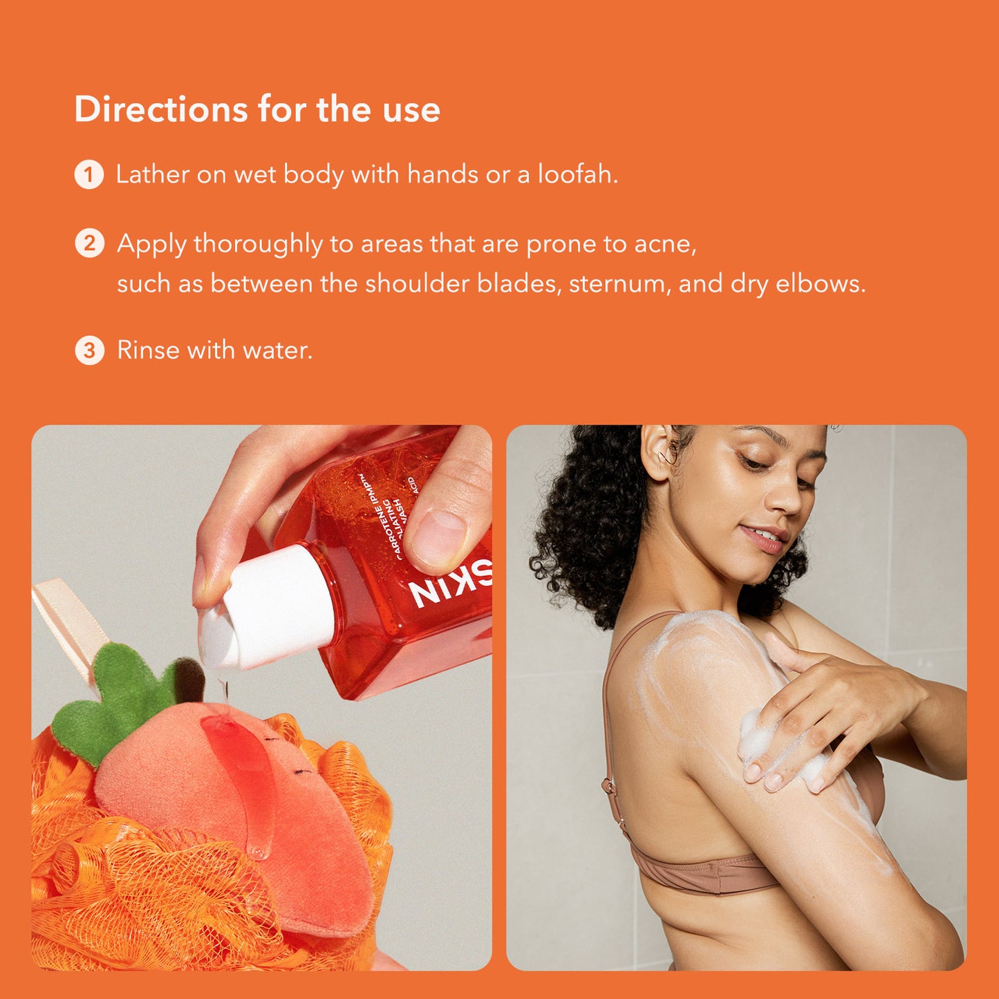 Carrotene IPMP™ Exfoliating Body Wash 300ml - APRILSKIN SG