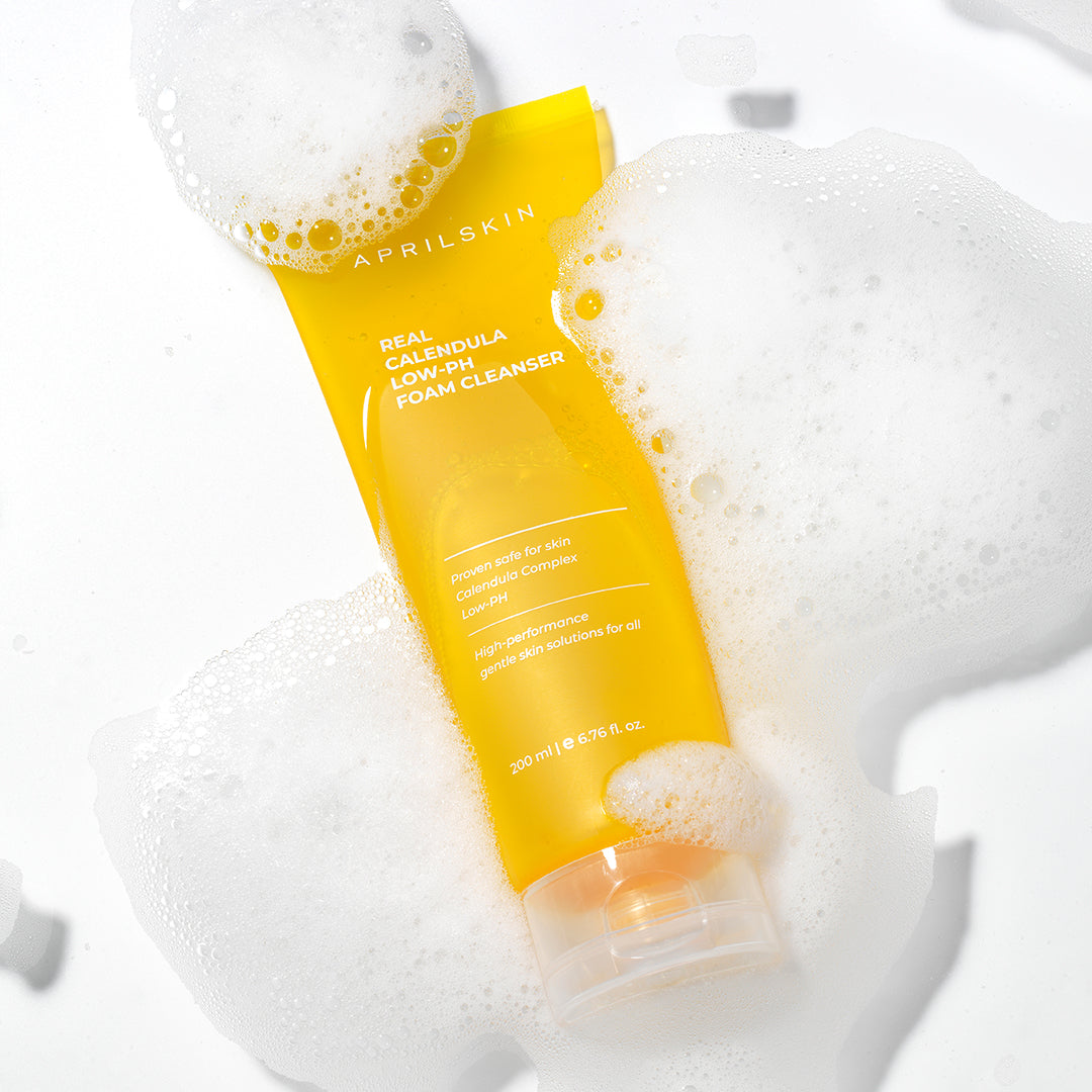 Real Calendula Low PH Foam Cleanser - APRILSKIN SG