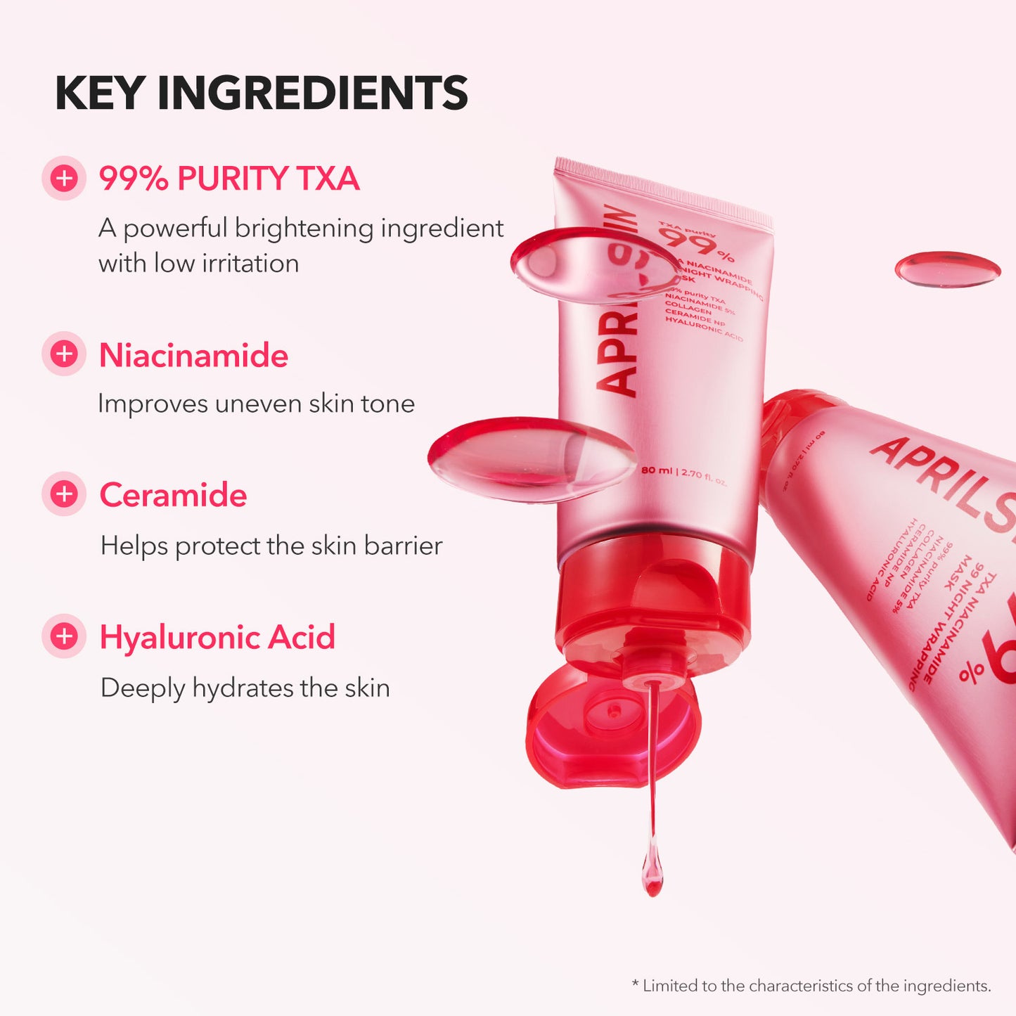 TXA Niacinamide 99 Overnight Wrapping Mask - APRILSKIN SG