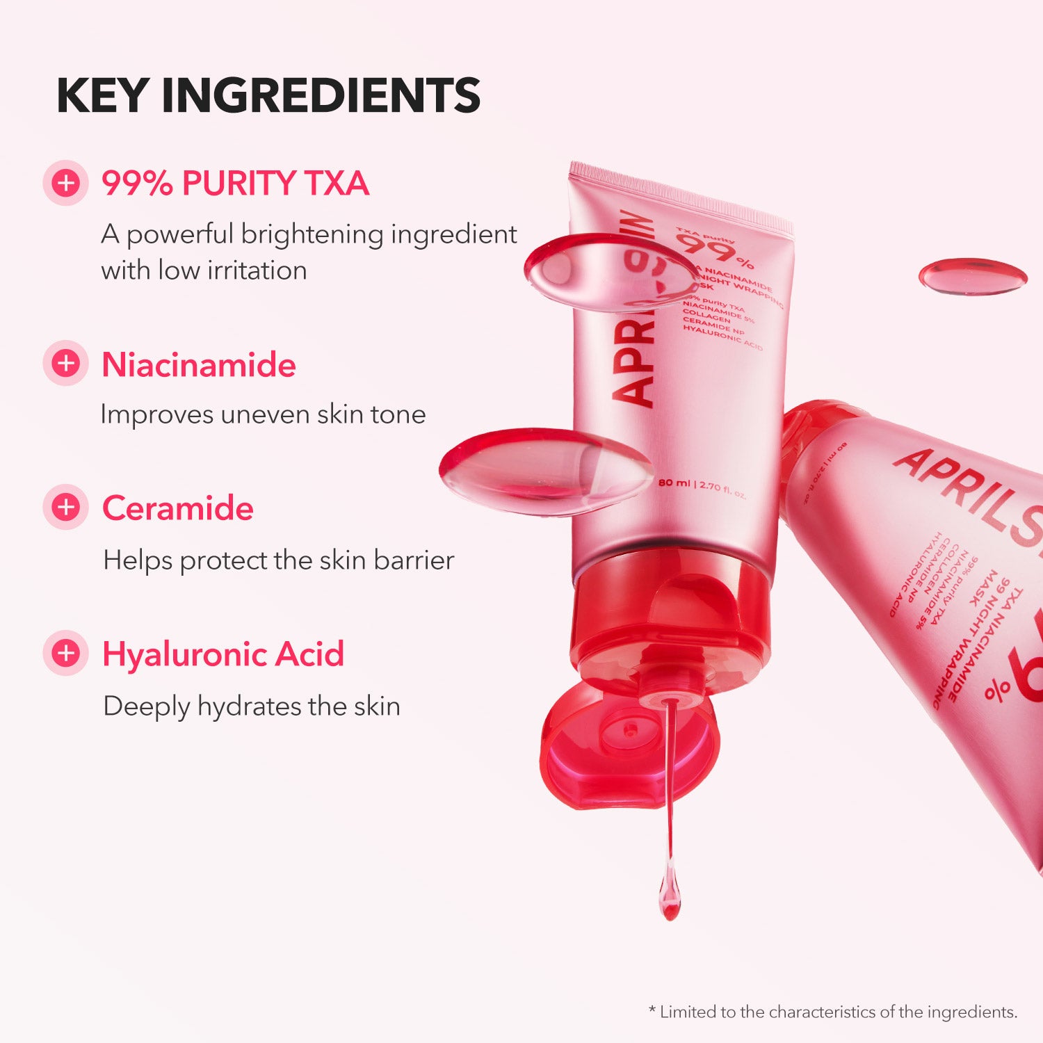 TXA Niacinamide 99 Overnight Wrapping Mask - APRILSKIN SG