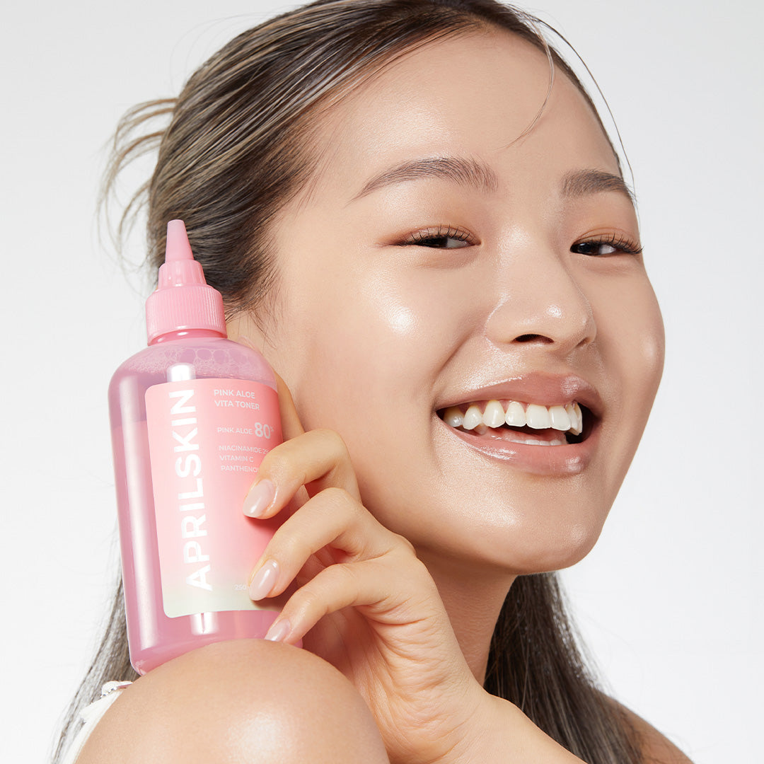 Pink Aloe Vitamin C Brightening Toner