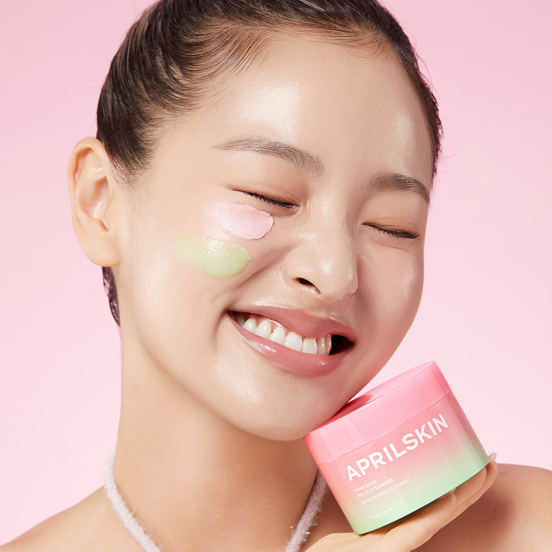 Pink Aloe Mask-To-Foam Soothing Cleanser