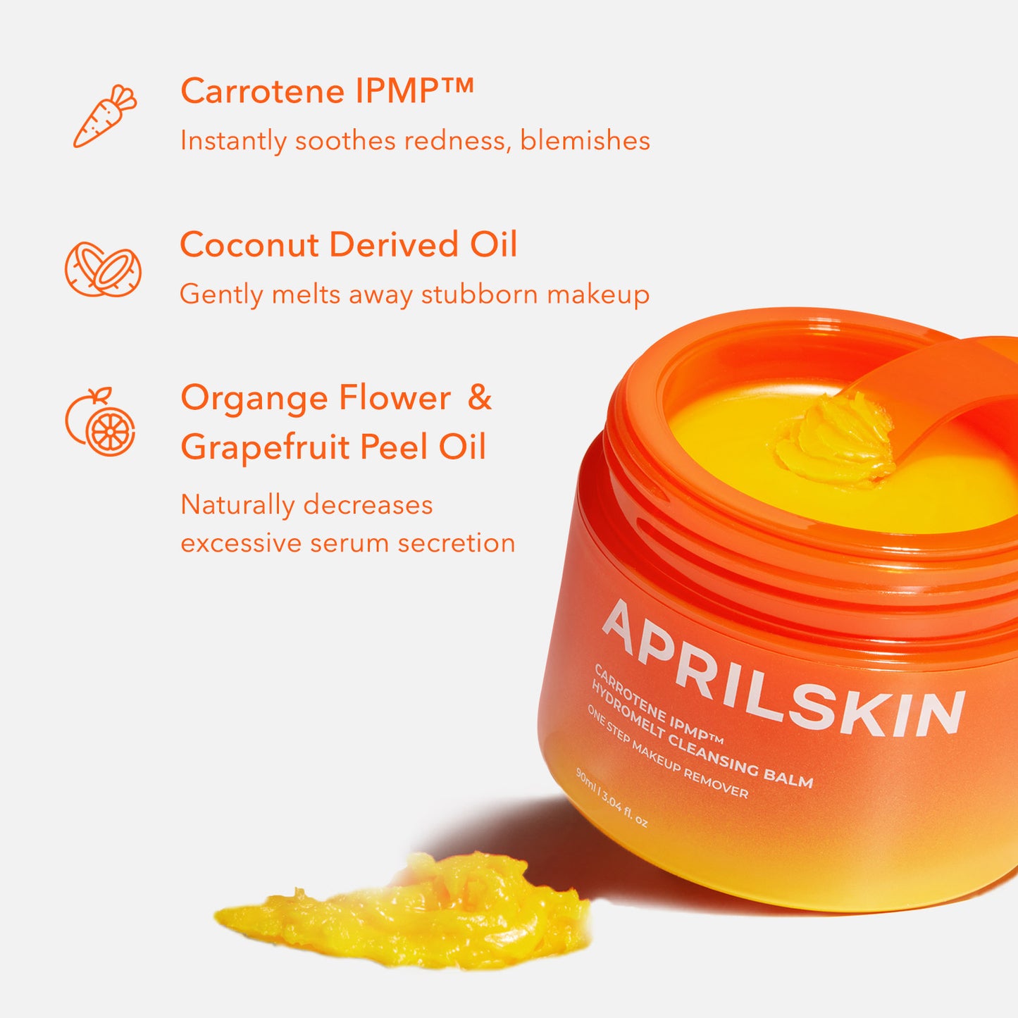 Carrotene IPMP™ Hydromelt Cleansing Balm - APRILSKIN SG