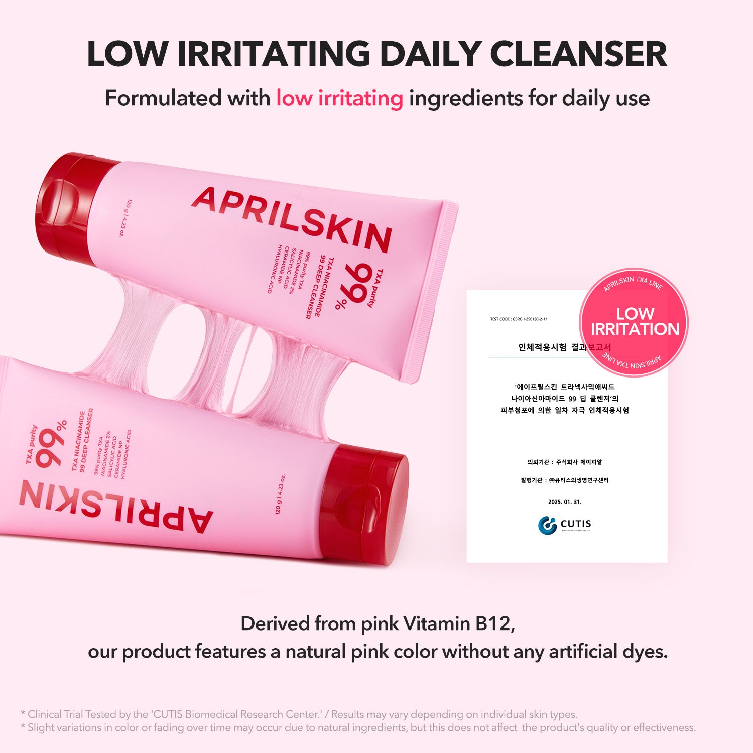 TXA Niacinamide 99 Pore Care Pink Bubble Gum Deep Cleanser - APRILSKIN SG