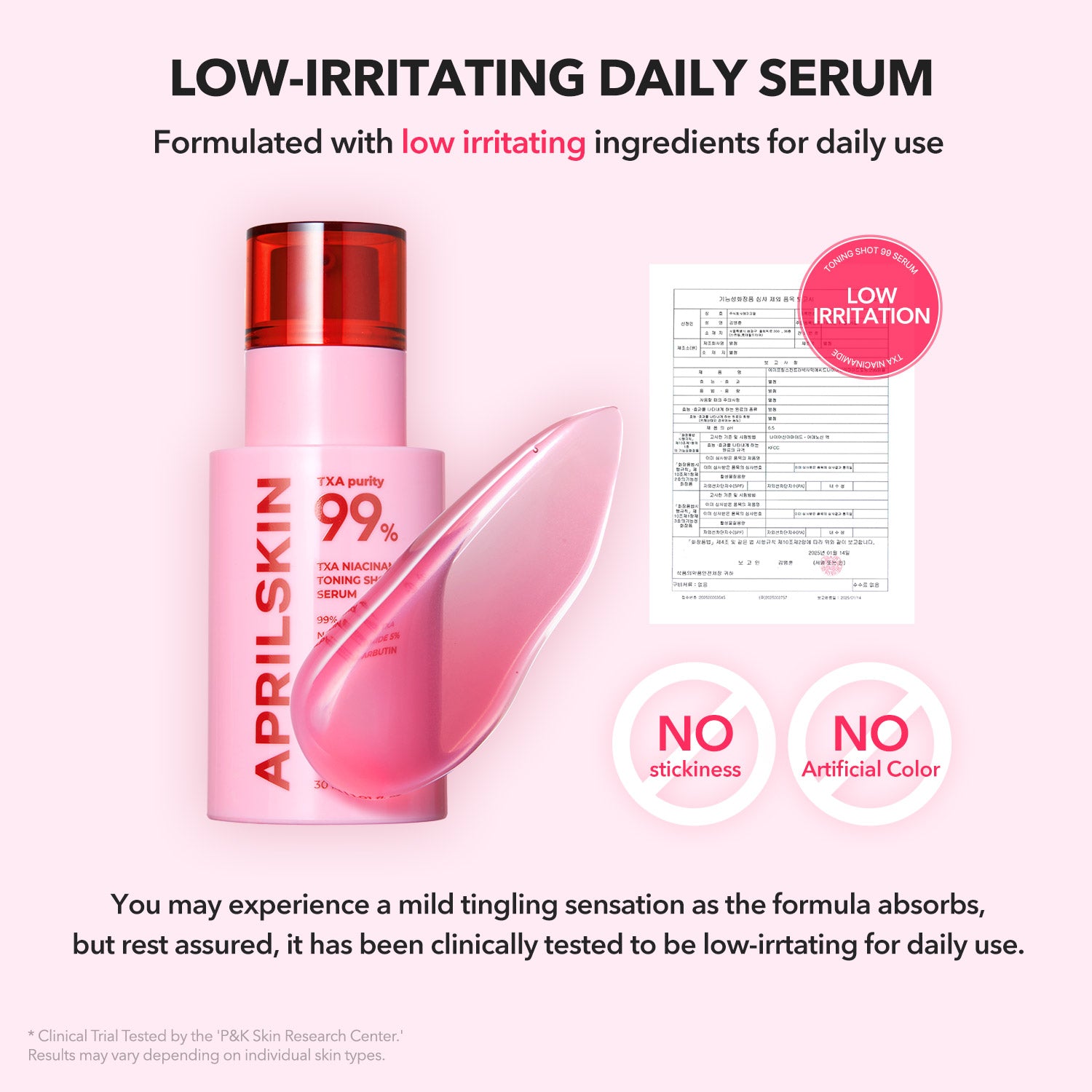 TXA Niacinamide Toning Shot 99 Spicule Serum - APRILSKIN SG
