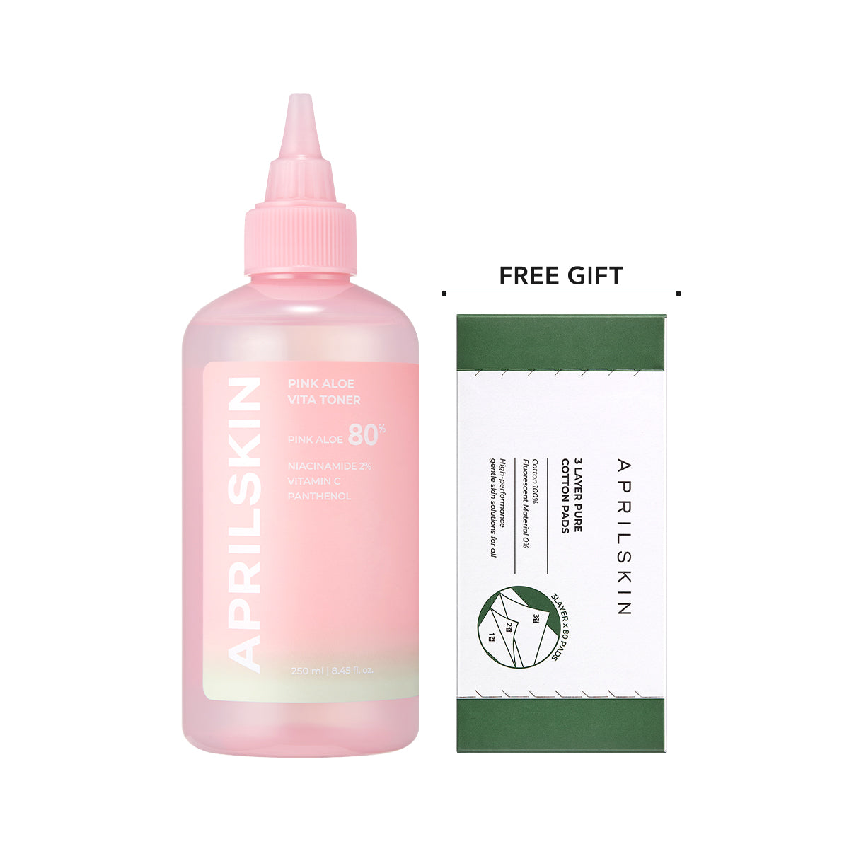 Pink Aloe Vitamin C Brightening Toner