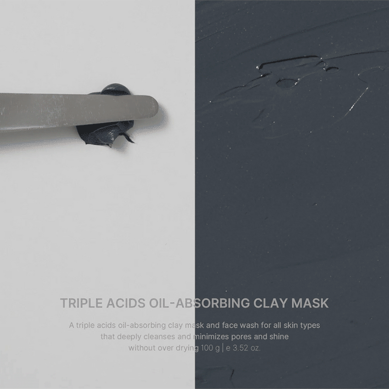 Triple Acids Oil-Absorbing Clay Mask - APRILSKIN SG